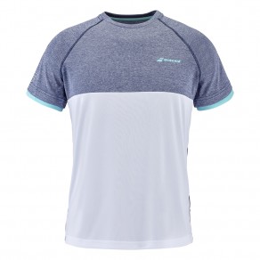 Футболка для тенісу дитяча Babolat PLAY CREW NECK TEE BOY 3BTE011/1079