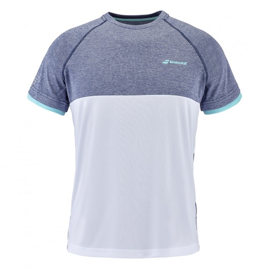 Футболка для тенісу дитяча Babolat PLAY CREW NECK TEE BOY 3BTE011/1079