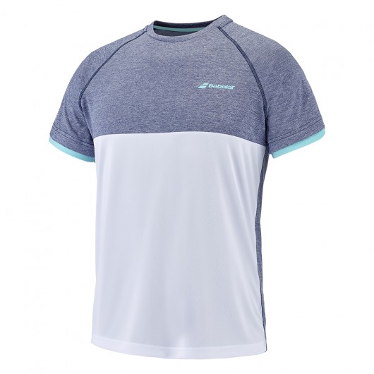 Футболка для тенісу дитяча Babolat PLAY CREW NECK TEE BOY 3BTE011/1079