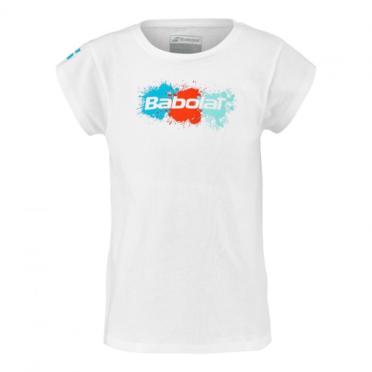 Футболка для тенісу дитяча Babolat EXERCISE COTTON TEE GIRL 4GS23444/1000
