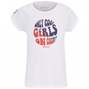 Футболка для тенісу дитяча Babolat EXERCISE COTTON TEE GIRL 4GS25444/1000