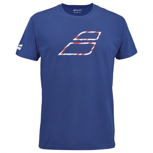 Футболка для тенісу чоловіча Babolat EXERCISE BIG FLAG TEE MEN 4MS24442/4118