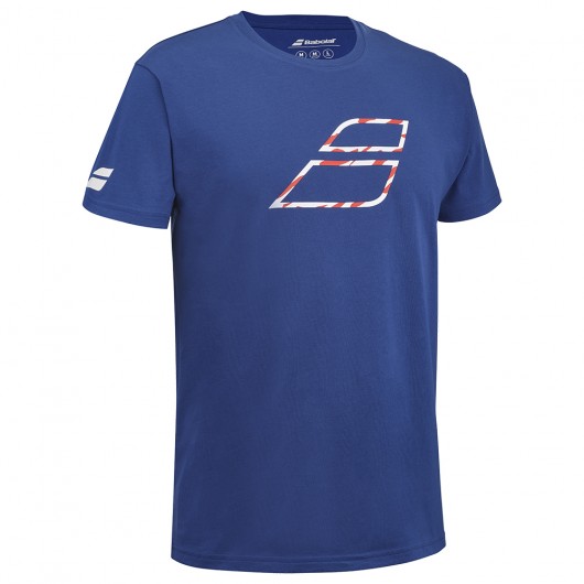 Футболка для тенісу чоловіча Babolat EXERCISE BIG FLAG TEE MEN 4MS24442/4118