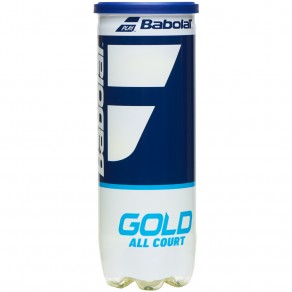 Тенісні м'ячі Babolat GOLD ALL COURT X3 (Банка,3 штуки) 501086/113