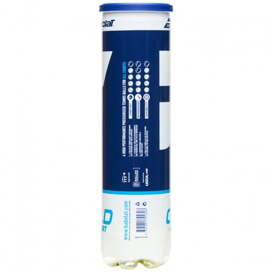 Тенісні м'ячі Babolat GOLD ALL COURT X4 (Банка,4) 502085/113