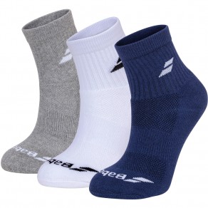 Шкарпетки тенісні Babolat QUARTER 3 PAIRS PACK (Пакунок,3 пари) 5UA1401/1033